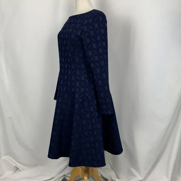 Lela RoseNWT Navy Brocade Dress