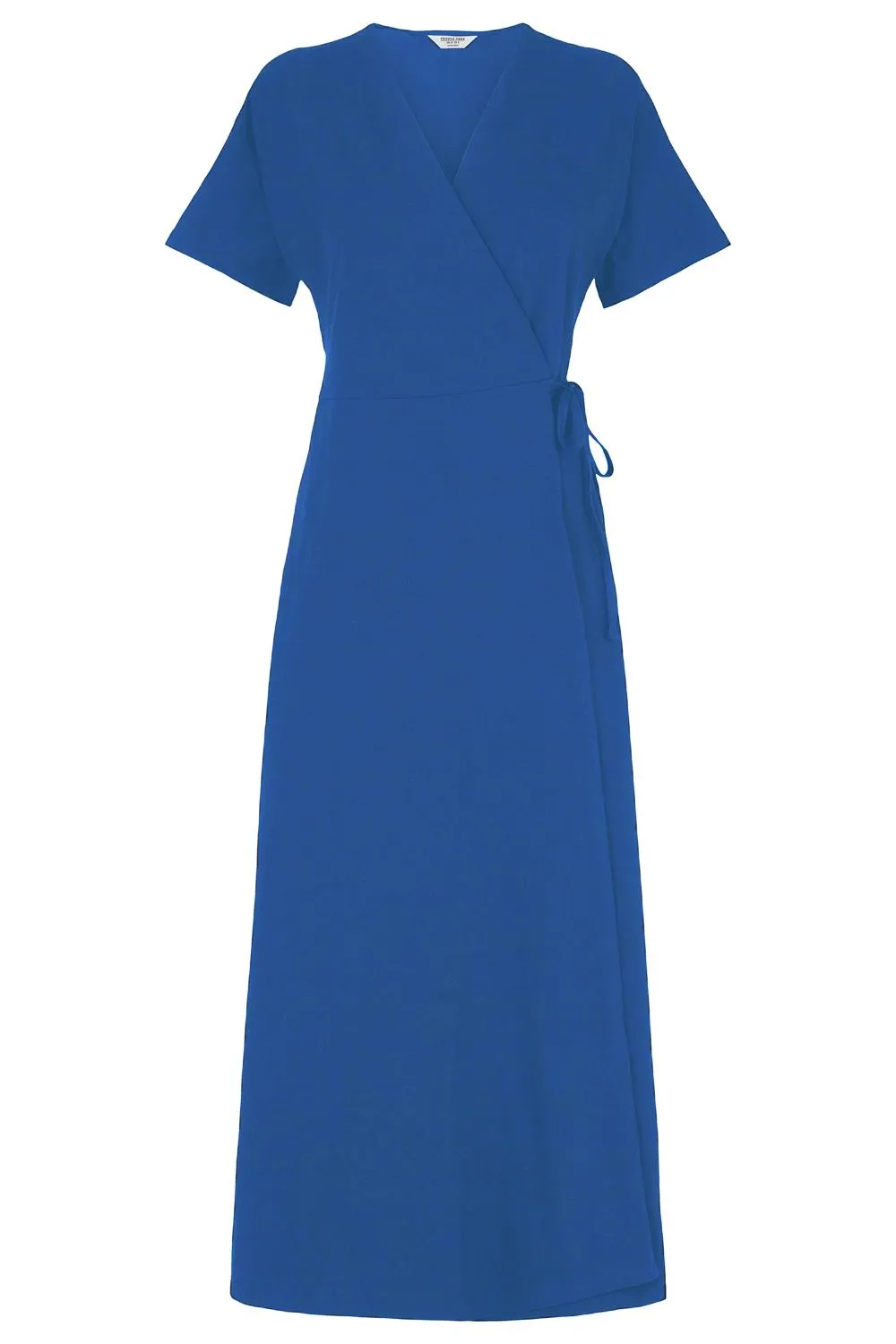 Leora Wrap Dress in Cobalt