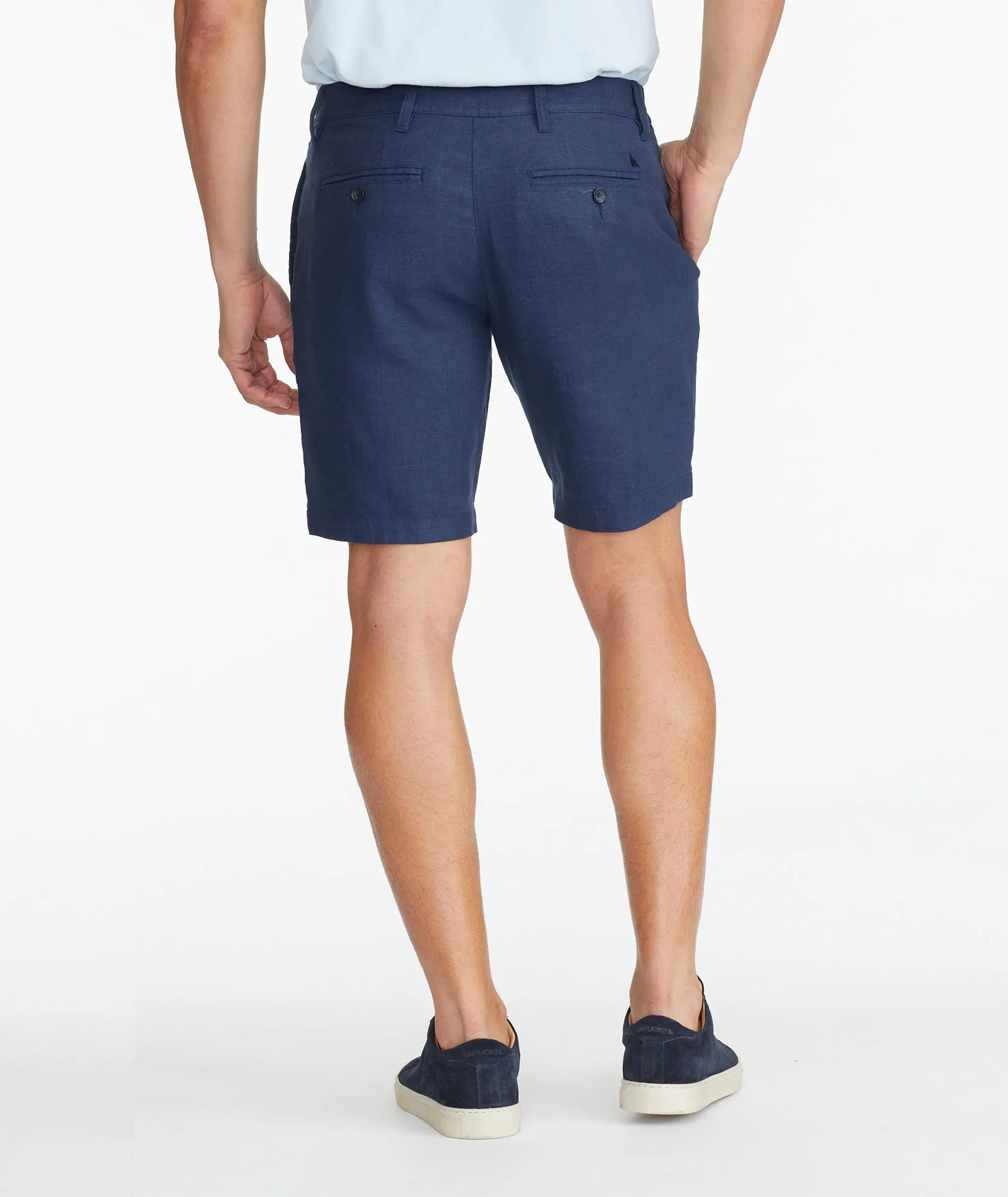 Lightweight Cotton-Linen Shorts