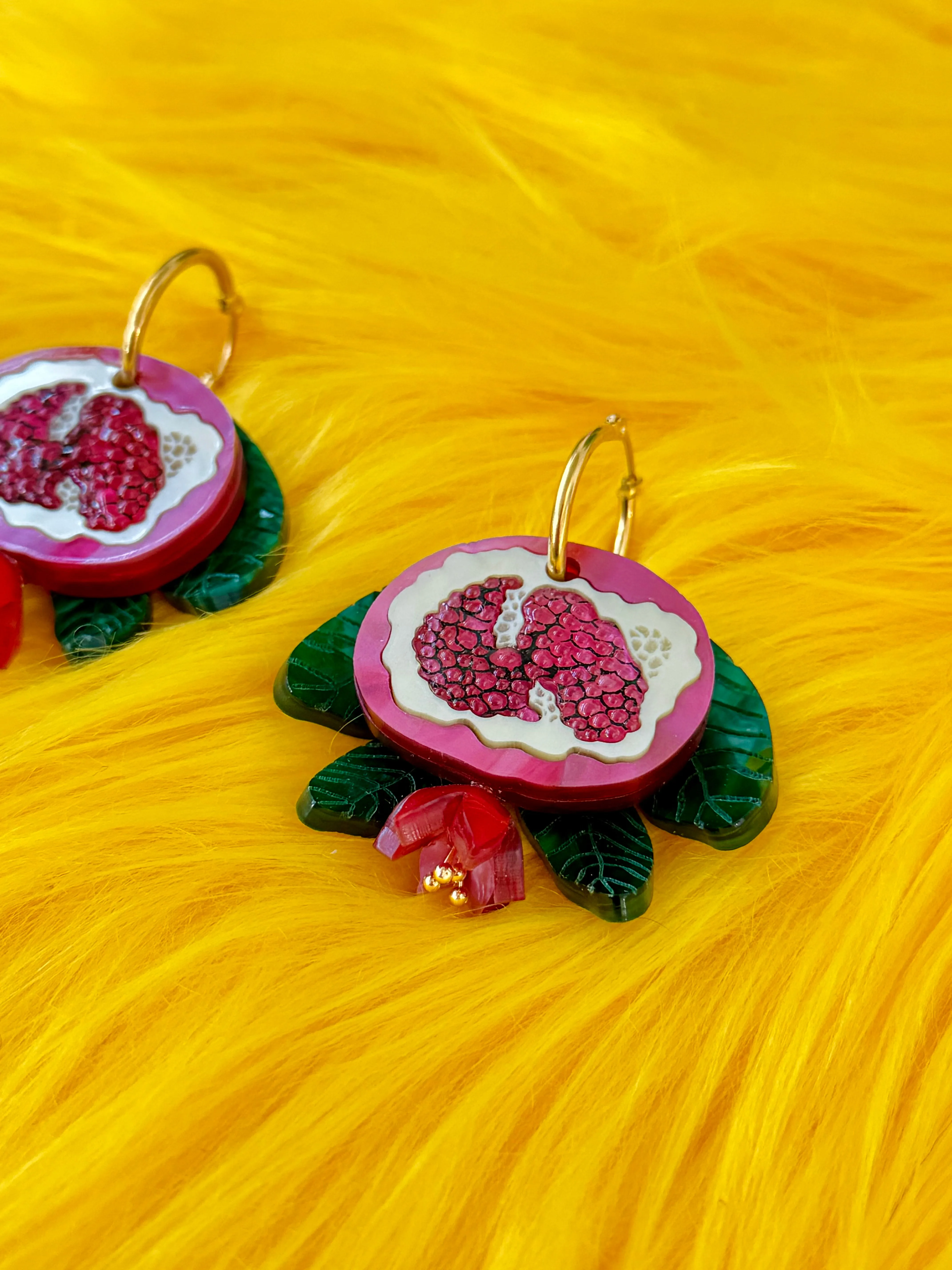 Mackbecks Pomegranate Earrings