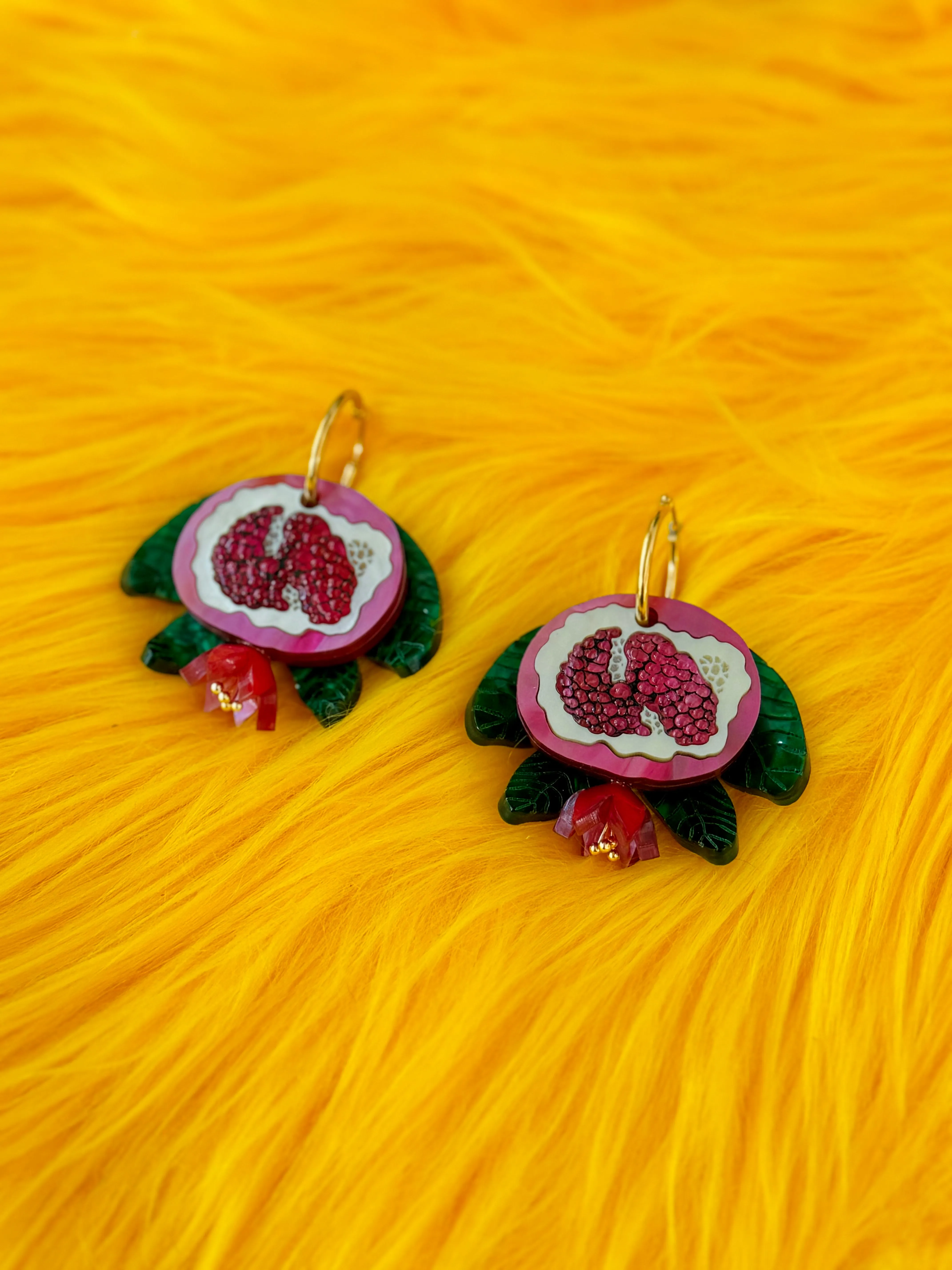 Mackbecks Pomegranate Earrings