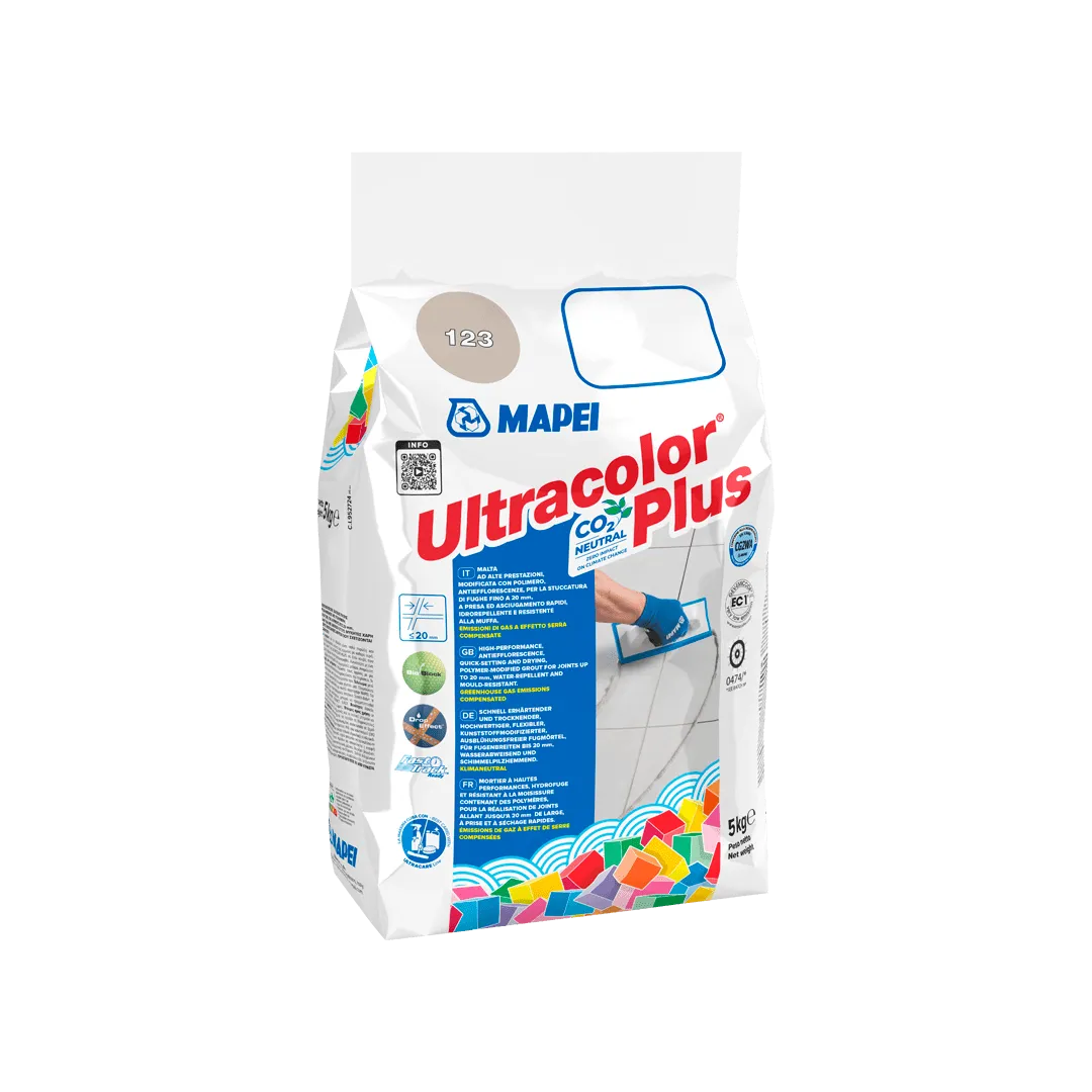 Mapei Ultracolour Plus Fast Setting Water Repellent Tile Grout 5KG