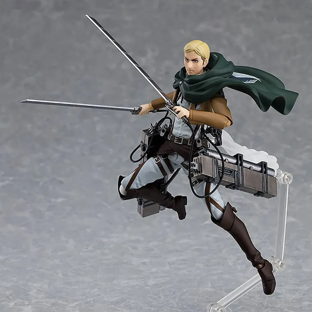 Max Factory Figma No.446 Erwin Smith Attack on Titan Original Collectible Action Figure Anime Model Toys Gifts