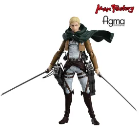 Max Factory Figma No.446 Erwin Smith Attack on Titan Original Collectible Action Figure Anime Model Toys Gifts