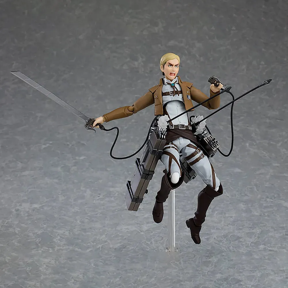 Max Factory Figma No.446 Erwin Smith Attack on Titan Original Collectible Action Figure Anime Model Toys Gifts