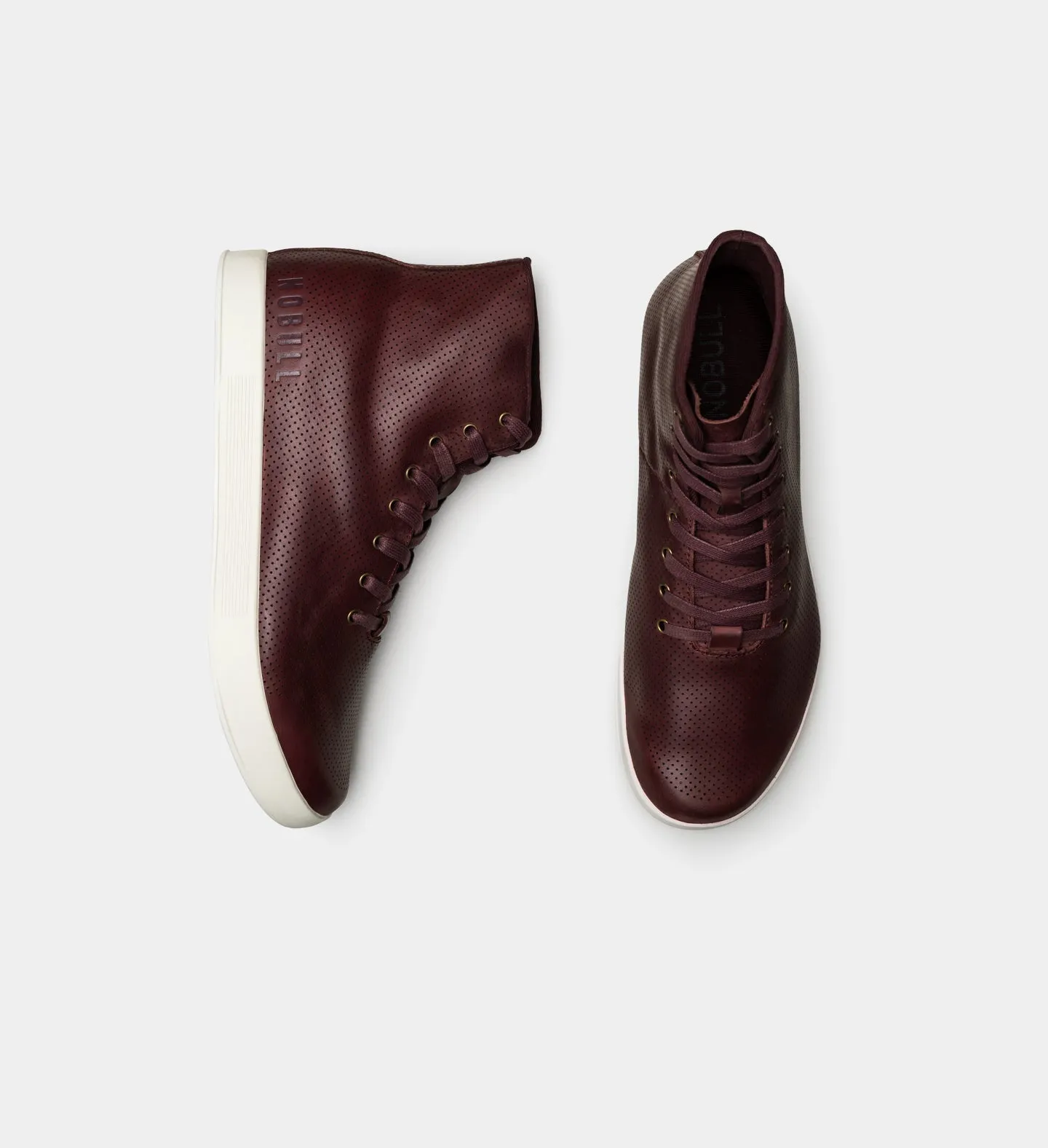 Men's High-Top Leather Cupsole Trainer