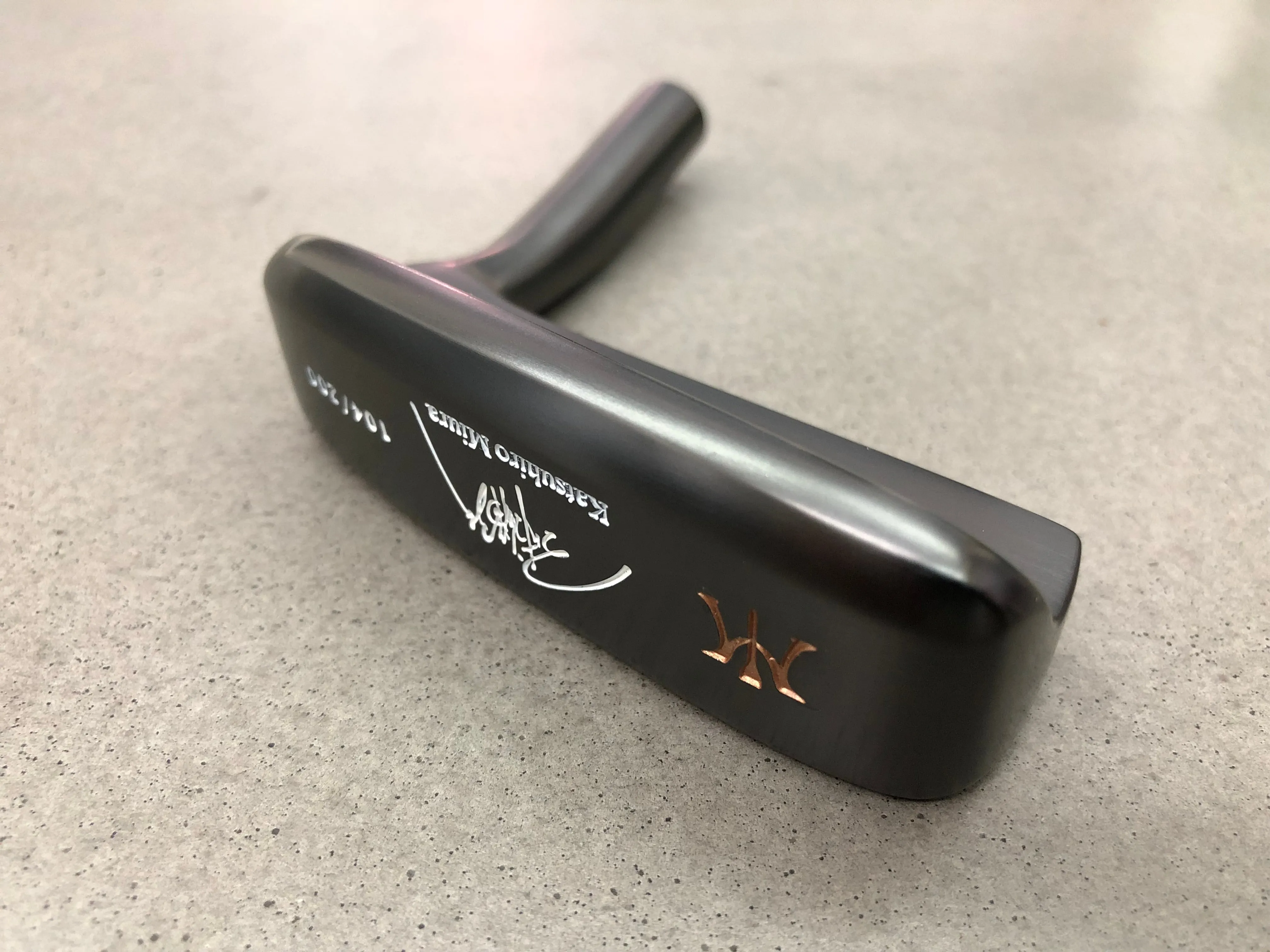 Miura Golf KM-008 Katsuhiro Edition Limited Black Boron Putter 1 of 200