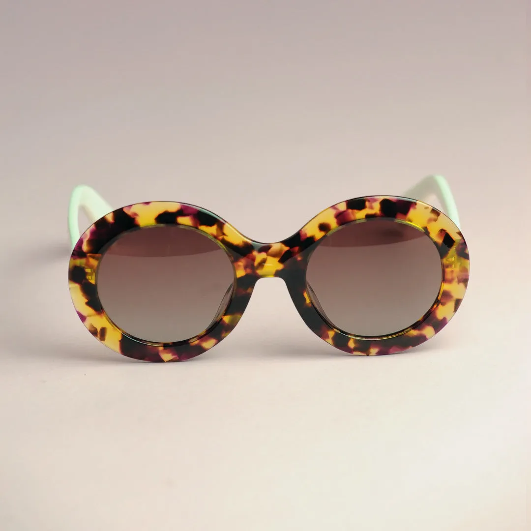 Monarch Redd Ilysse Demi Brown Vintage Sunglasses