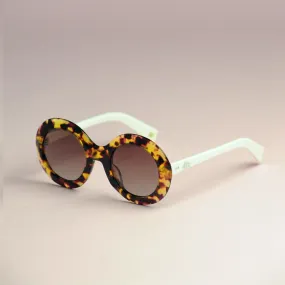 Monarch Redd Ilysse Demi Brown Vintage Sunglasses