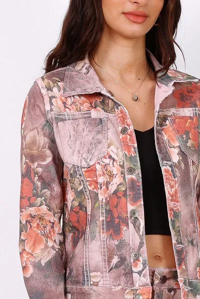 Onado Reversible Denim Jacket Harriet Pink