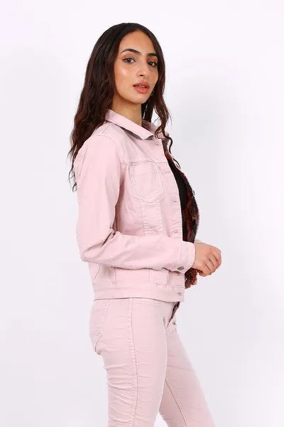 Onado Reversible Denim Jacket Harriet Pink