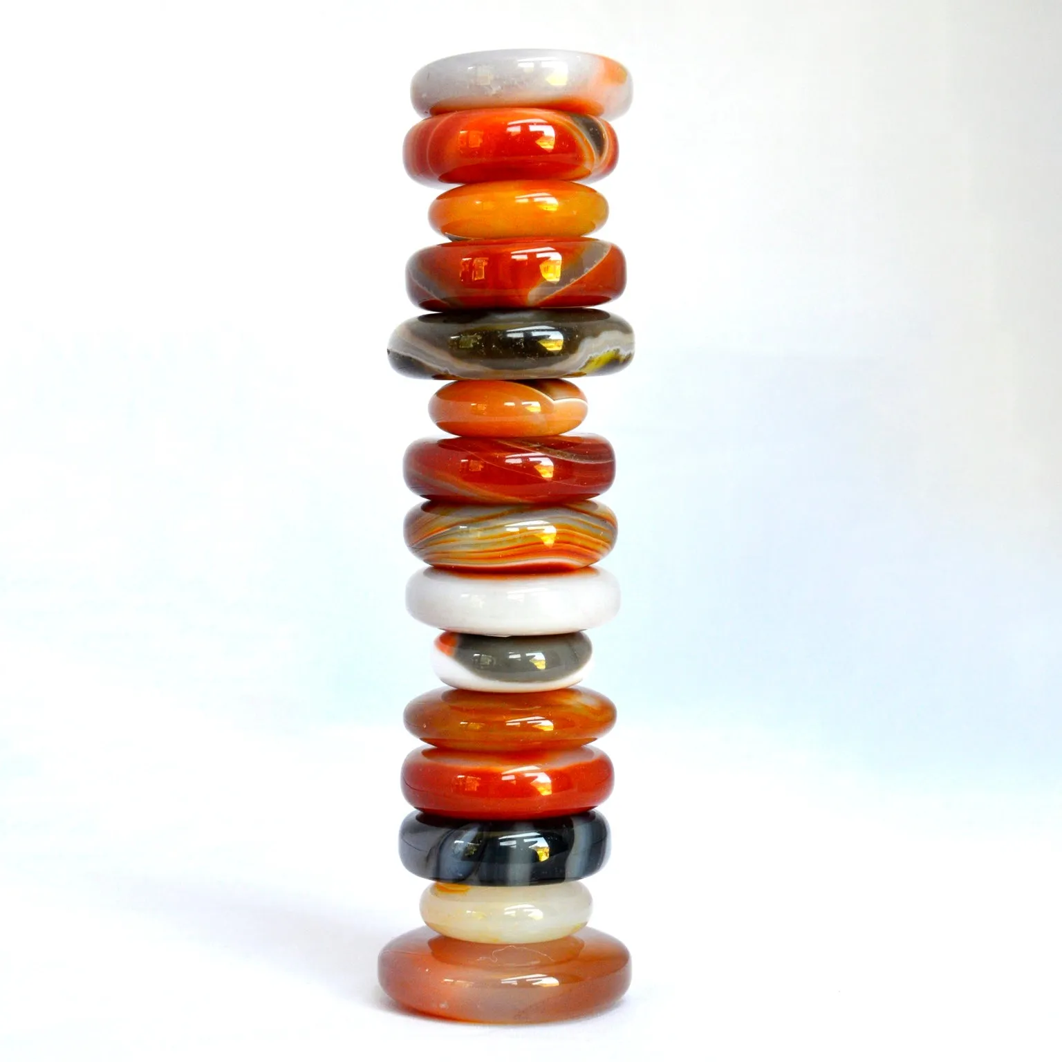 Opposites Attract Carnelian Stacking Stone