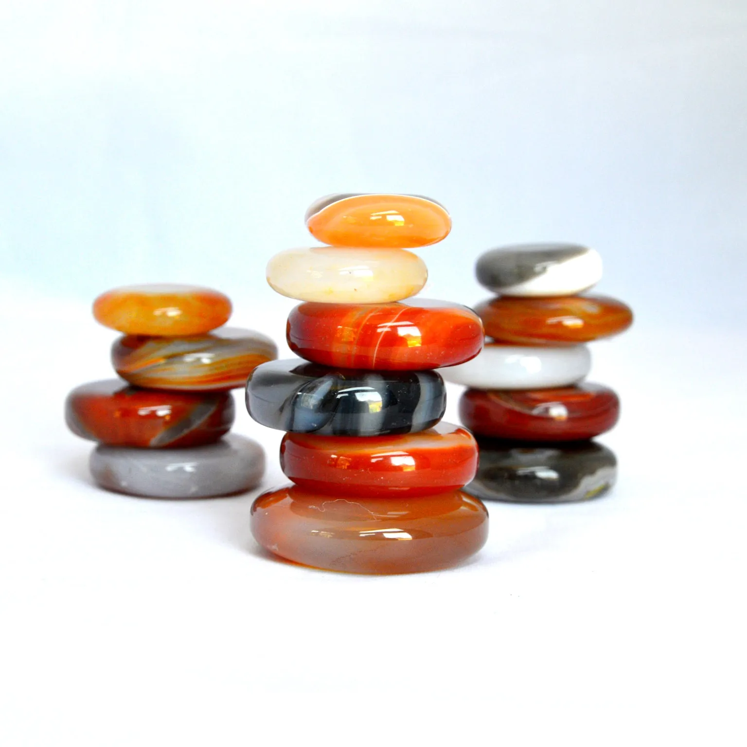 Opposites Attract Carnelian Stacking Stone