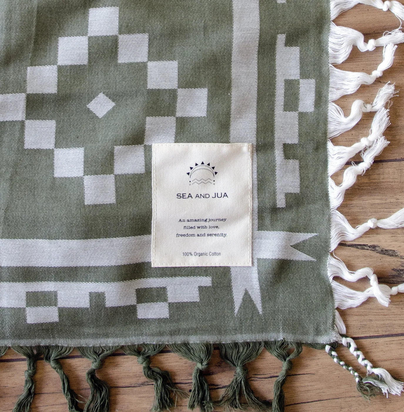 Organic Cotton Jacquard Throw