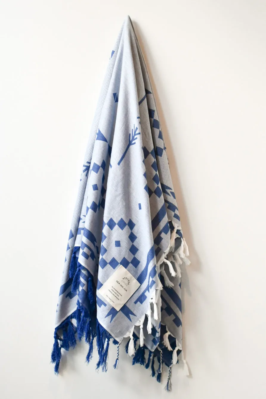 Organic Cotton Jacquard Throw