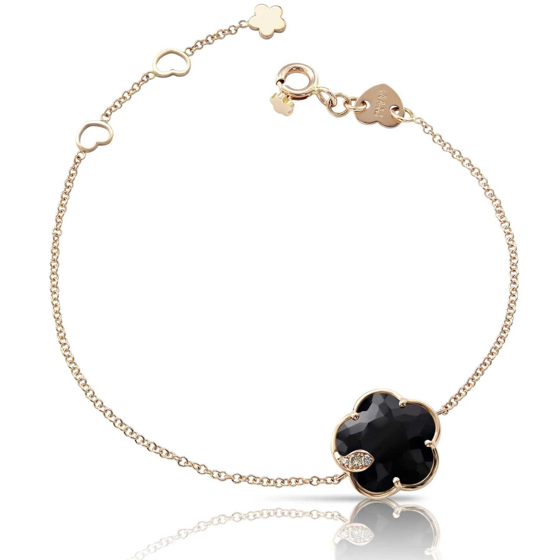 Pasquale Bruni - Petit Joli - Bracelet, 18k Rose Gold with Black Onyx and Diamonds