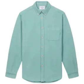 PORTUGUESE FLANNEL Lobo Turquoise Corduroy Shirt