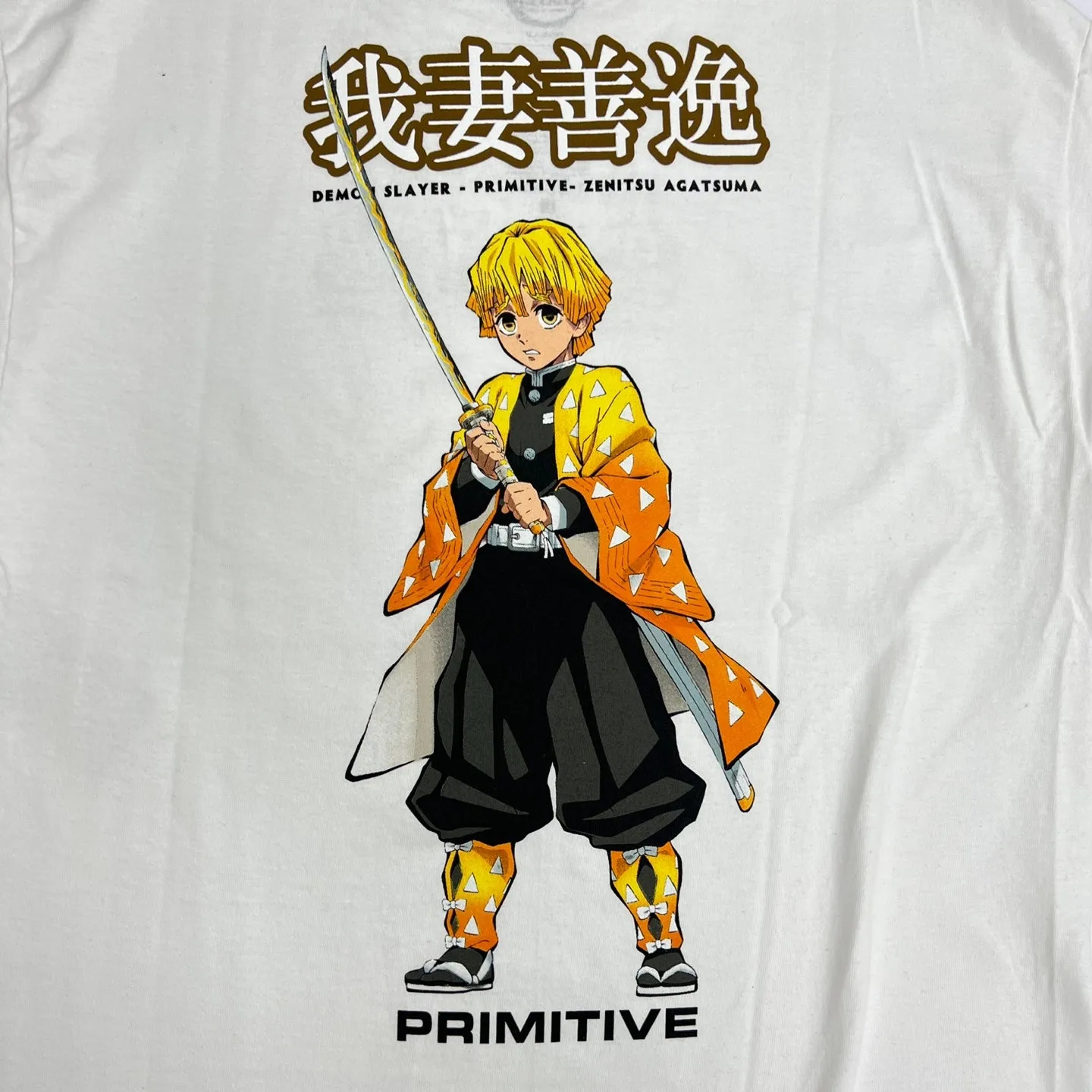 Primitive X Zenitsu Agatsuma Graphic T-Shirt - White