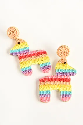 RAINBOW LLAMA EARRINGS