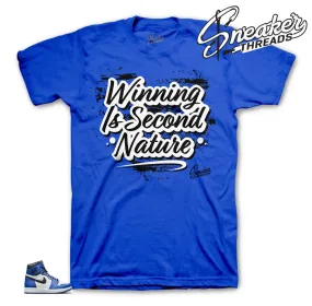 Retro 1 Game Royal Second Nature Shirt