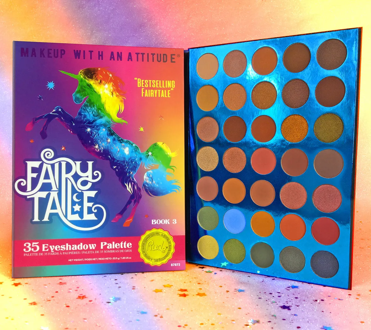 RUDE Fairy Tale Paleta de Sombras 35 Tonos