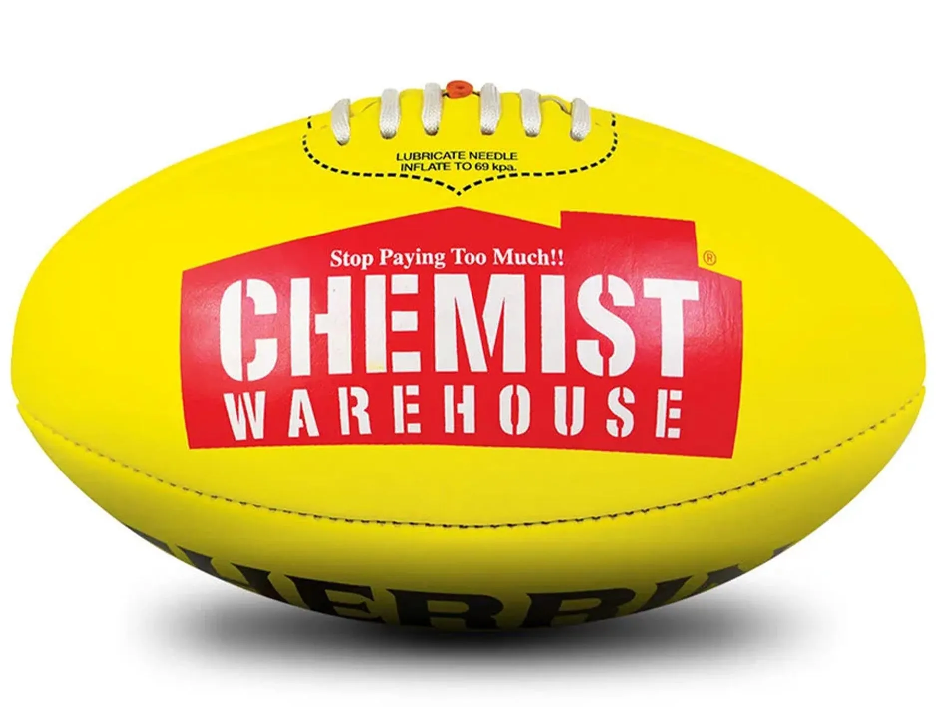 Sherrin AFL Leather AFLW Replica <br> 4408/WOM/YEL/REPLICA