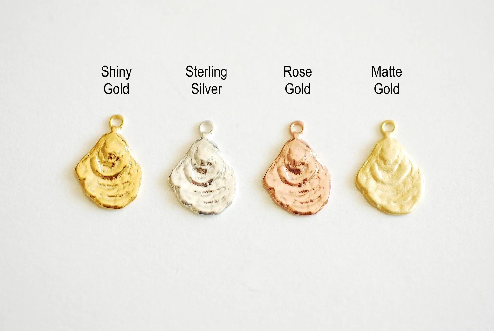 Shiny Gold Wholesale Oyster Charm, Gold Seashell Charm, Shell Charm, Oyster Charm, Beach Charm, Clam Shell, Shell Charm, Mussel Shell, Ocean, 373