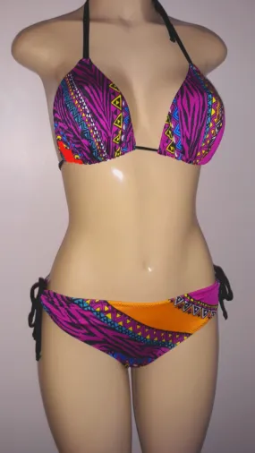 Sliding triangle top bikinis. Tie sides bikini bottoms