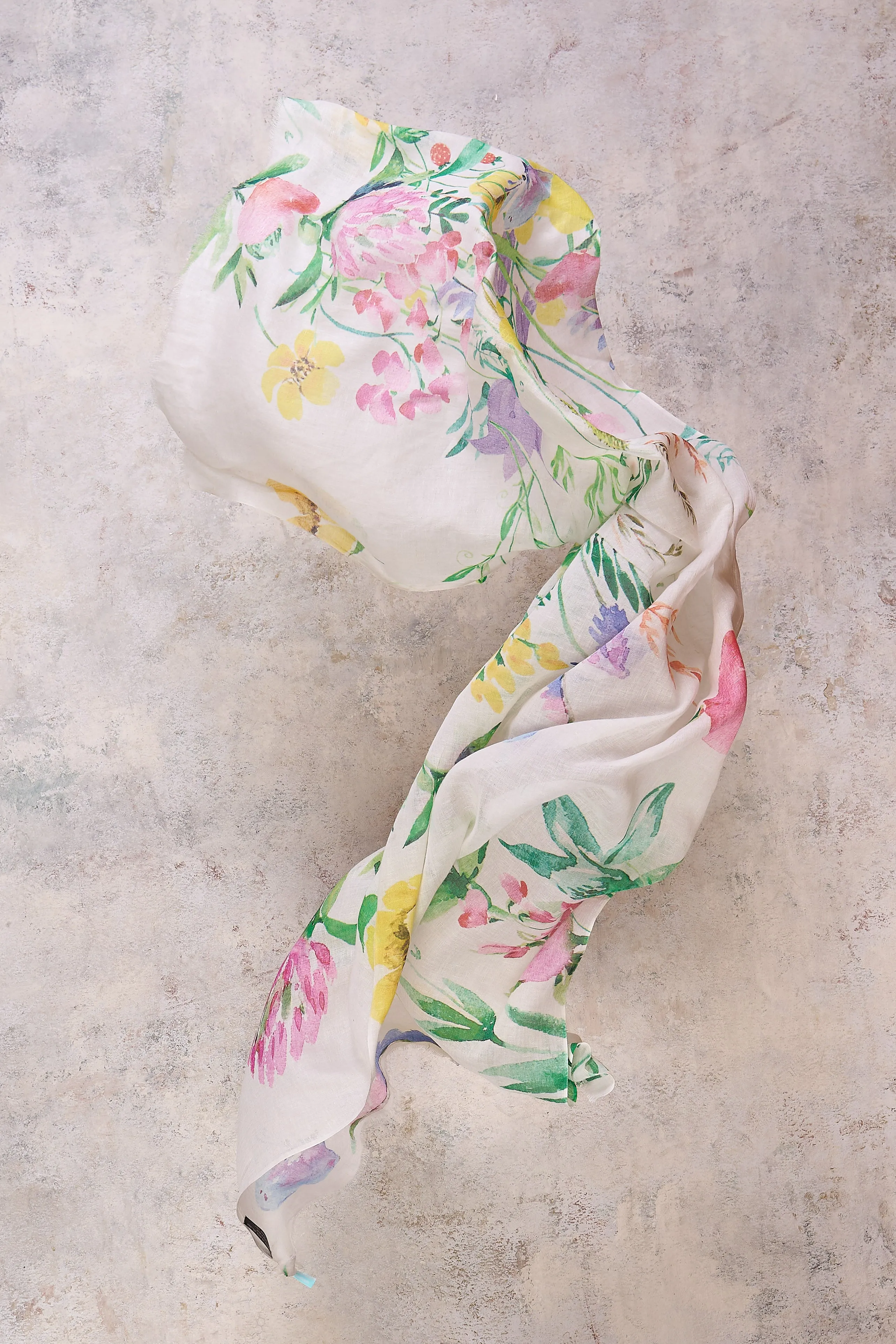 Spring Garden Cotton Scarf