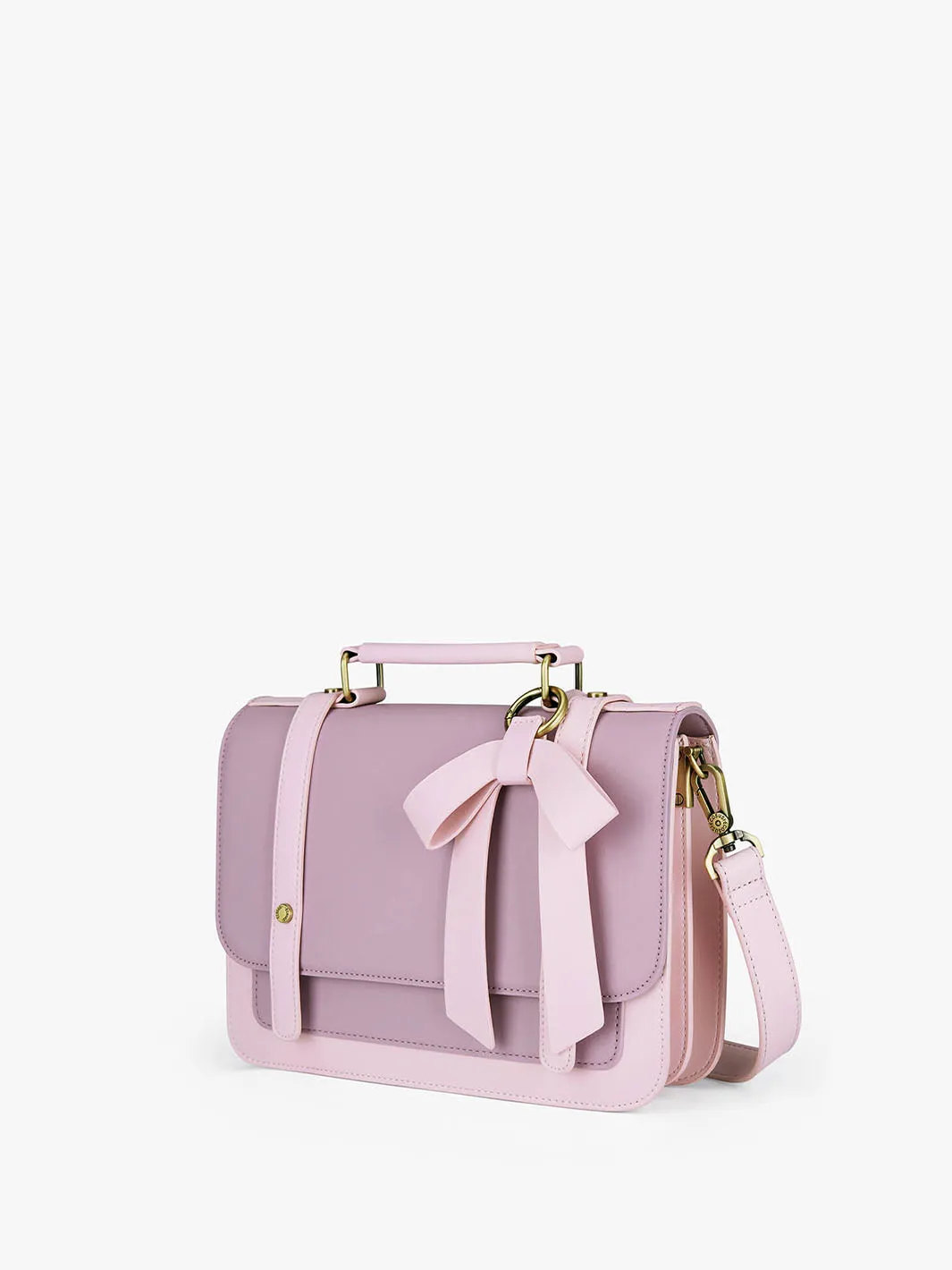 Summer Garden Romance- Bow Small Briefcase