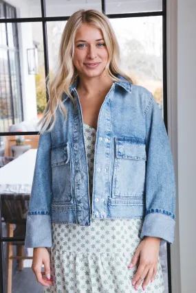 Suzy Denim Jacket, Sunnyside | Free People