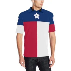 Texas Flag Men's Polo Shirt