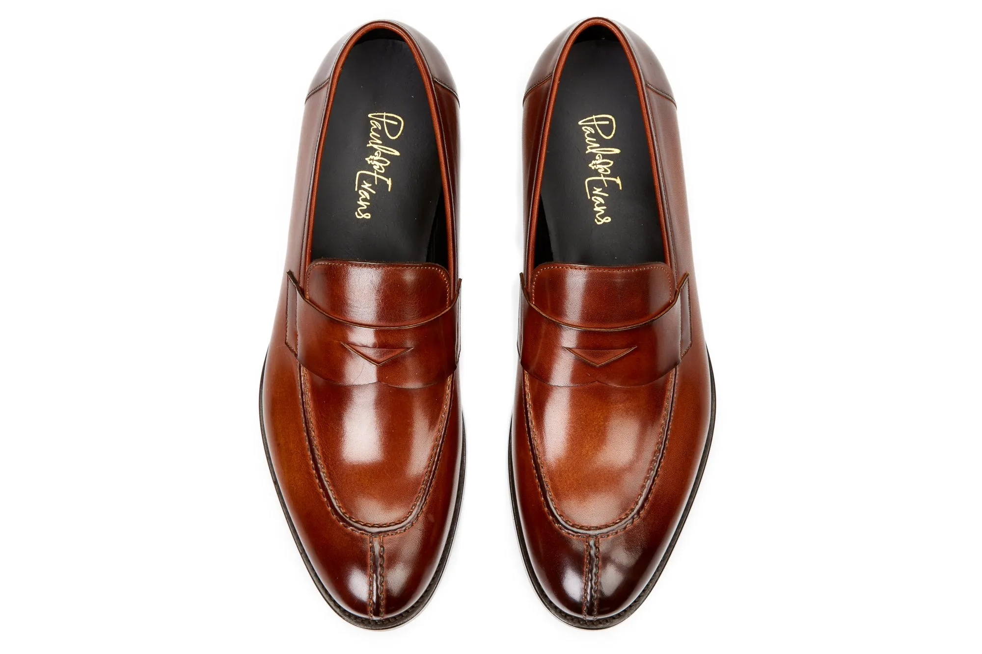 The Redford Split-Toe Penny Loafer - Havana Brown