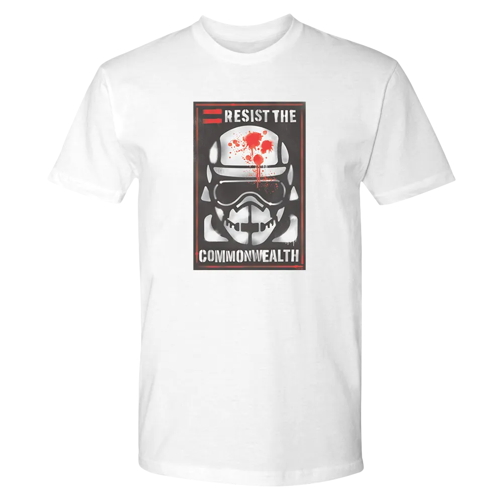 The Walking Dead Resist the Commonwealth Adult Short Sleeve T-Shirt