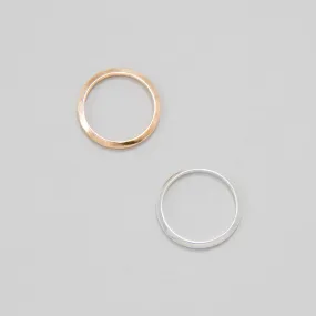 Thin Ring - Sterling Silver or 14k Yellow Gold