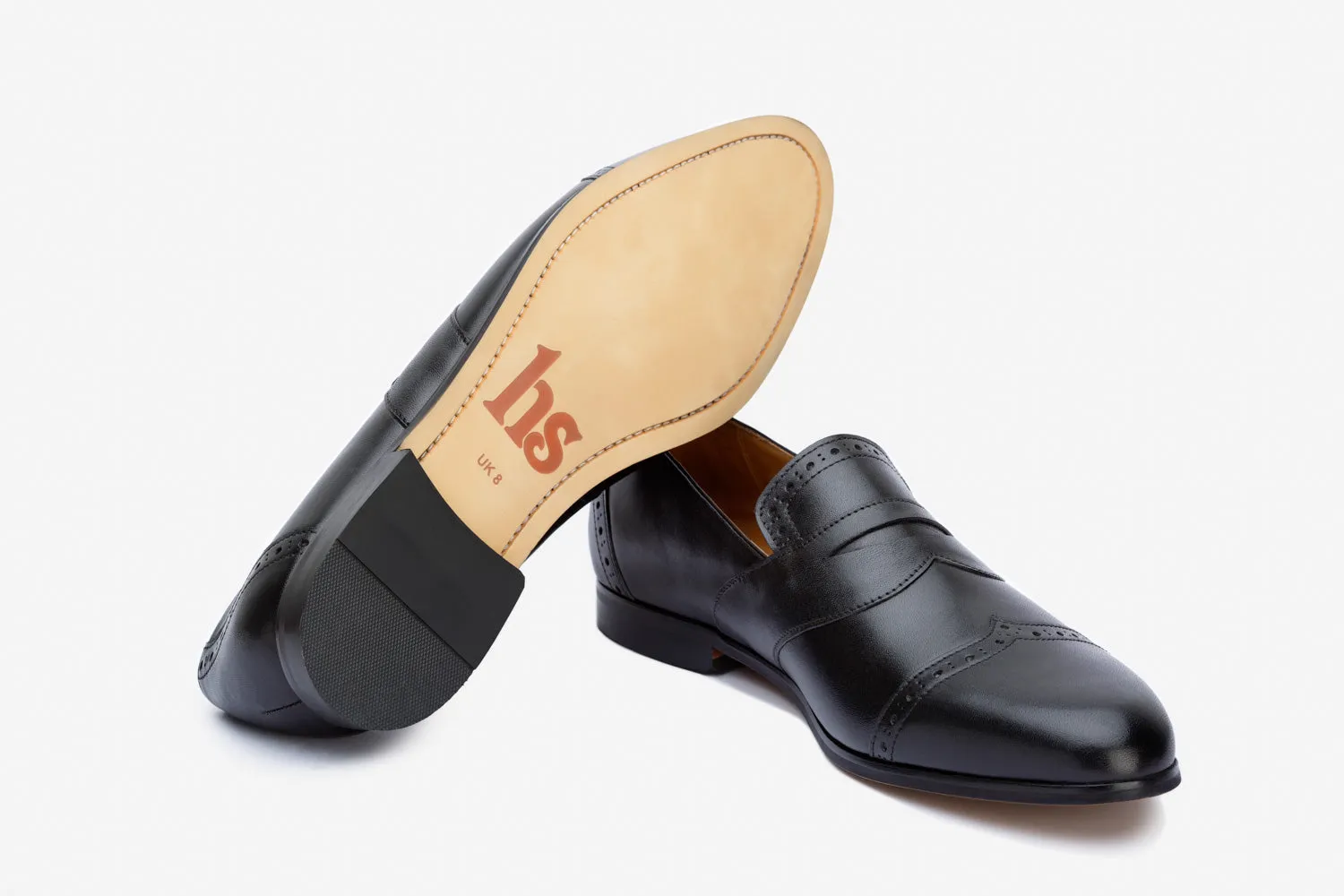 Toecap Saddle loafer -B