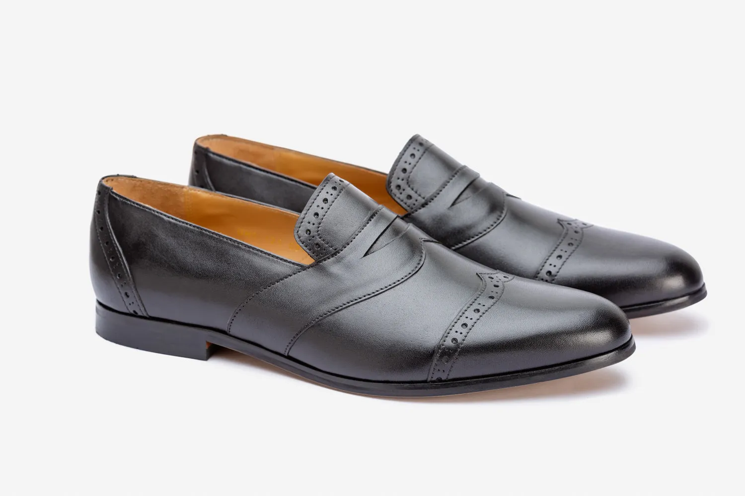 Toecap Saddle loafer -B