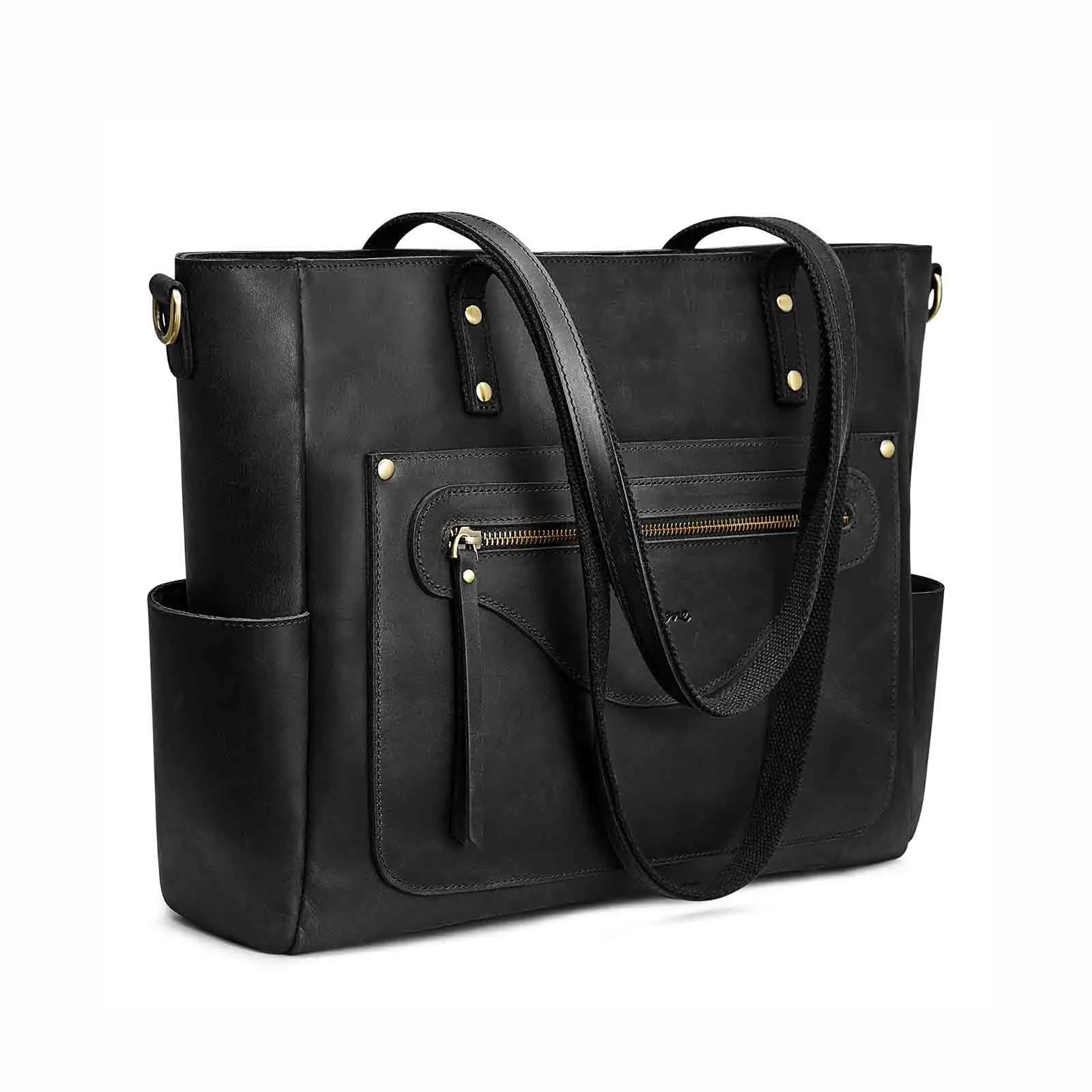 Women Vintage Genuine Leather Tote Bag