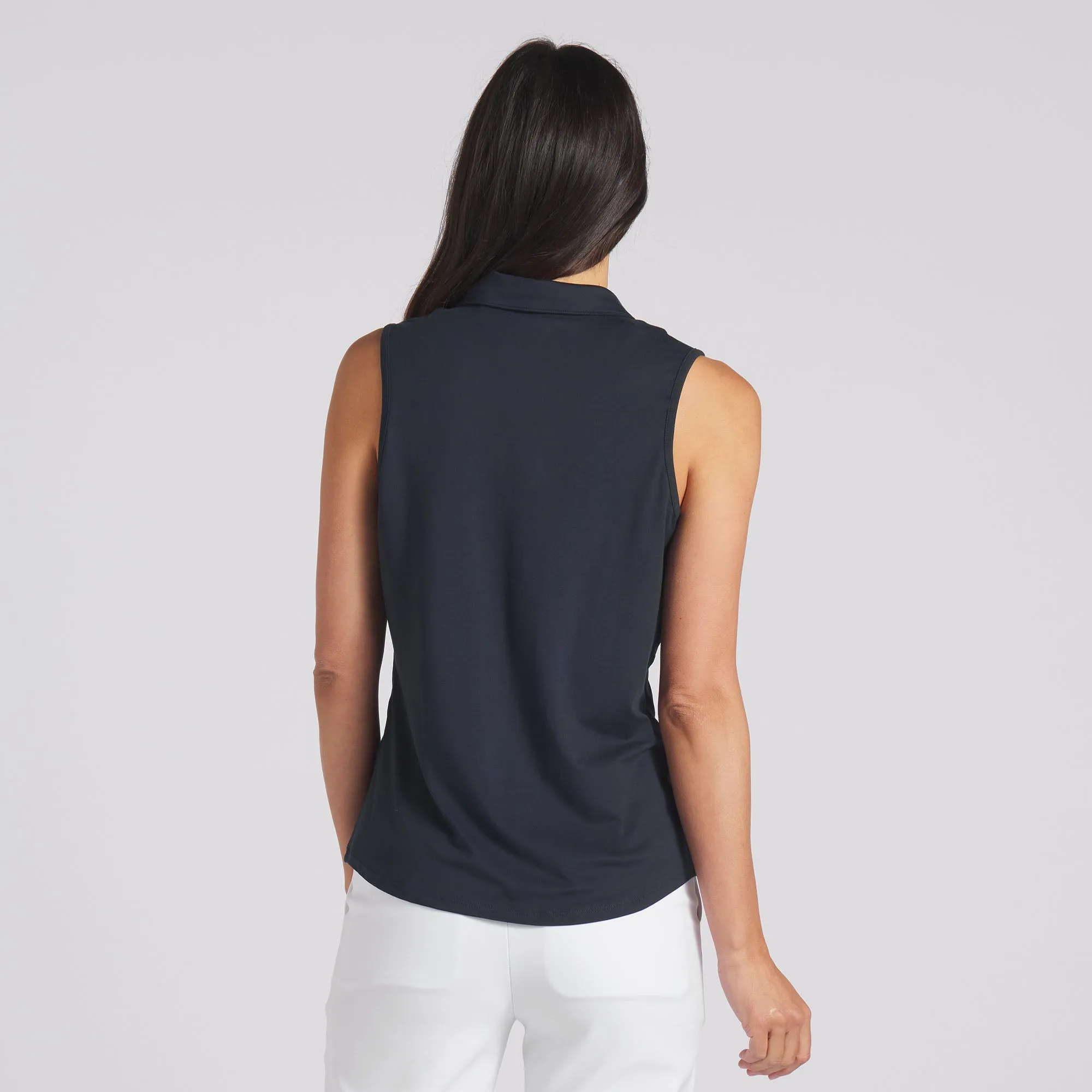 Women's CLOUDSPUN Piped Sleeveless Golf Polo