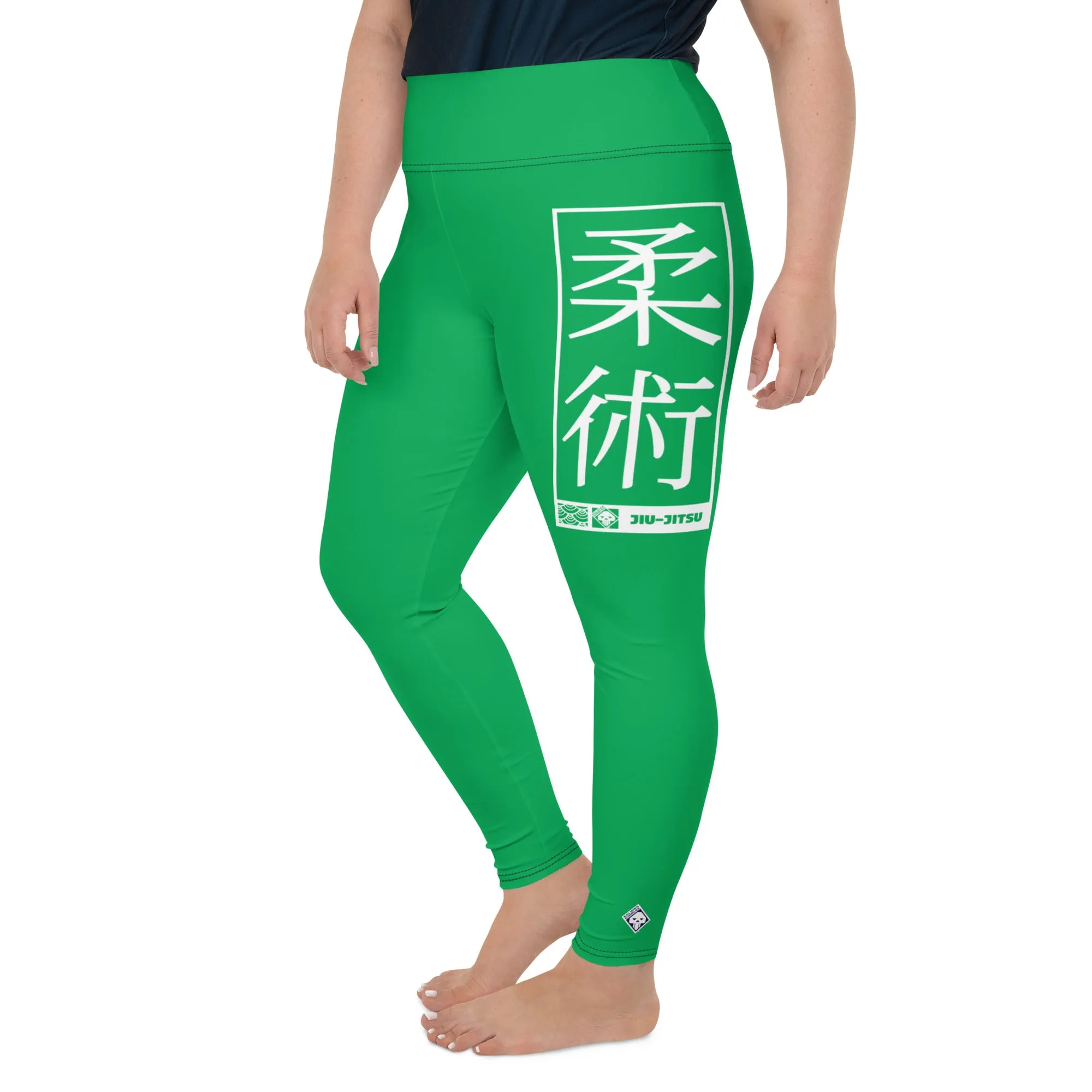 Women's Plus Size Yoga Pants Workout Leggings For Jiu Jitsu 009 - Jade