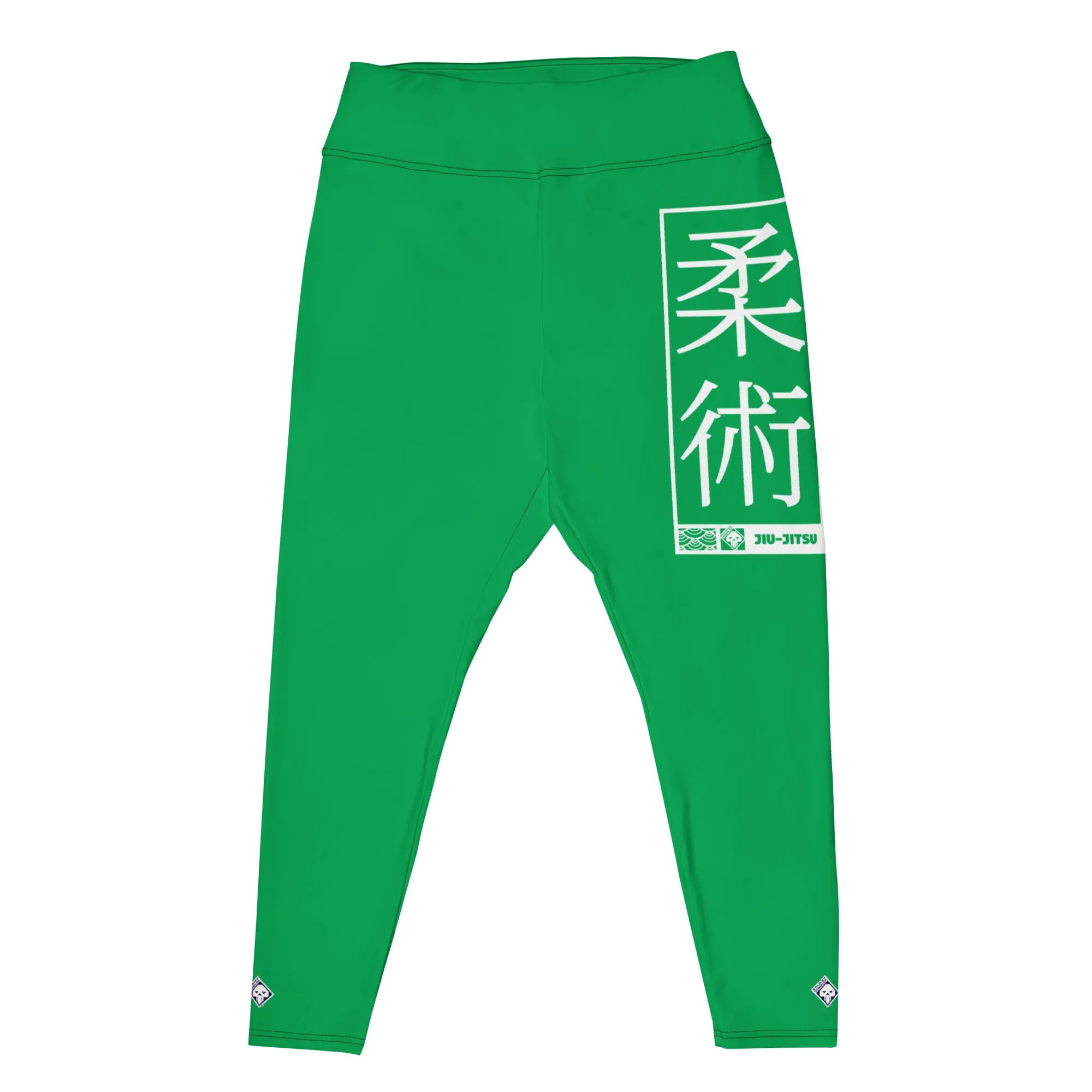 Women's Plus Size Yoga Pants Workout Leggings For Jiu Jitsu 009 - Jade