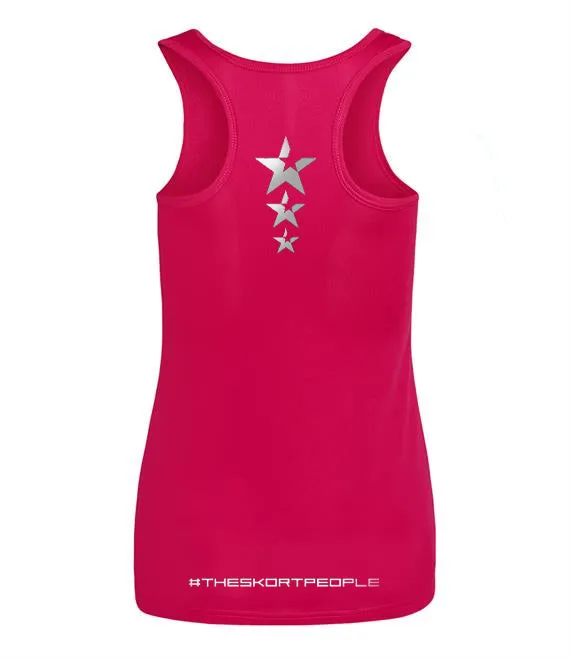 Women's Vest | FLANCI Logo High Viz | Hot Pink