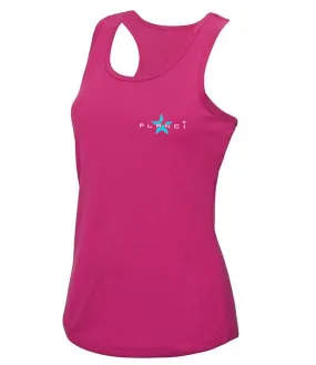 Women's Vest | FLANCI Logo High Viz | Hot Pink