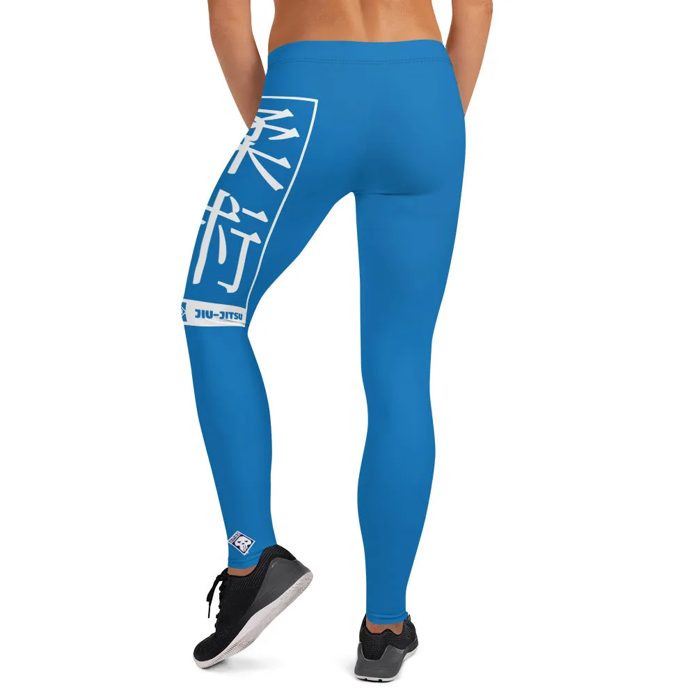 Women's Yoga Pants Workout Leggings For Jiu Jitsu 004 - Azul