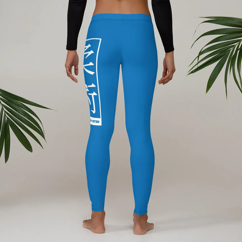 Women's Yoga Pants Workout Leggings For Jiu Jitsu 004 - Azul