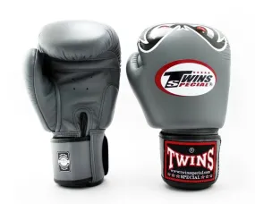 泰拳拳套 Thai Boxing Gloves : Twins Special  FBGVL-3 25 Grey