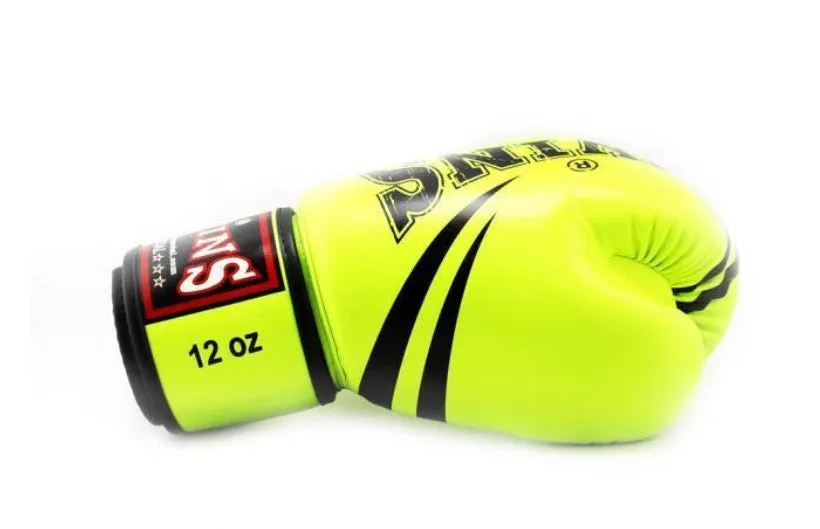 泰拳拳套 Thai Boxing Gloves : TWINS SPECIAL FBGVS3-TW6 LIGHT  GREEN